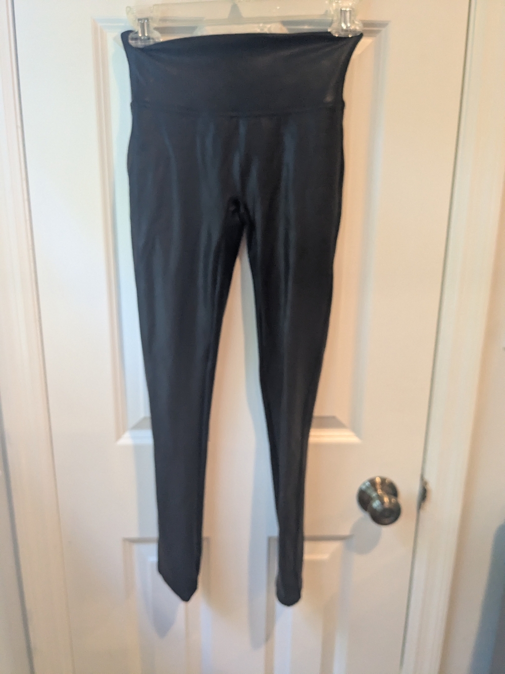 SPANX Sleek Black High-Waist Sculpting Leggings